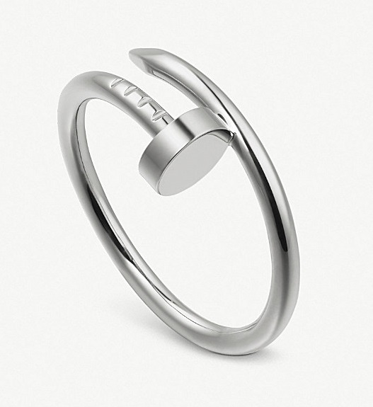 Cartier Juste un Clou 18ct white-gold ring