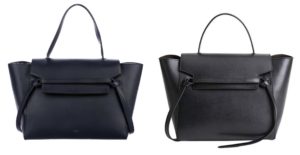 Celine Black Nano Belt Handbag and Celine Bags Dupes