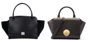 Celine Black Trapeze Handbag and Celine Bags Dupes