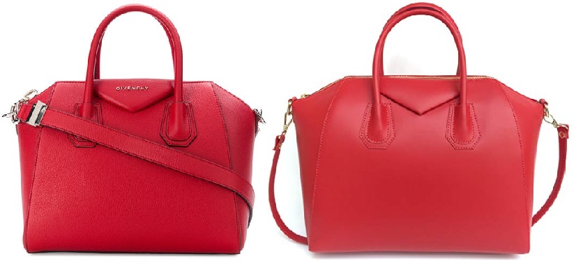 Givenchy Red Antigona Bag & Givenchy Antigona Dupes