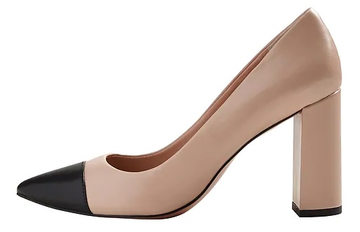 Madison 12-Hour Cap-Toe Pump Chanel Dupes