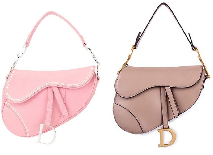 Pink Dior Saddle Bag and Dior Saddle Bag Dupes