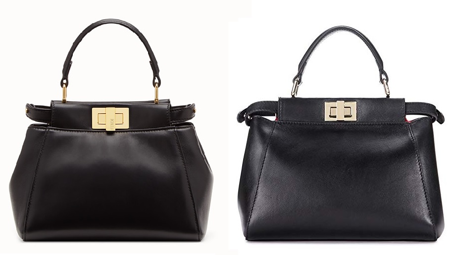 Black Fendi Peekaboo Bag and Fendi Peekaboo Dupes