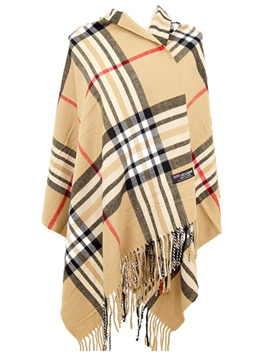 Cashmere Oversized Burberry Scarf Dupe