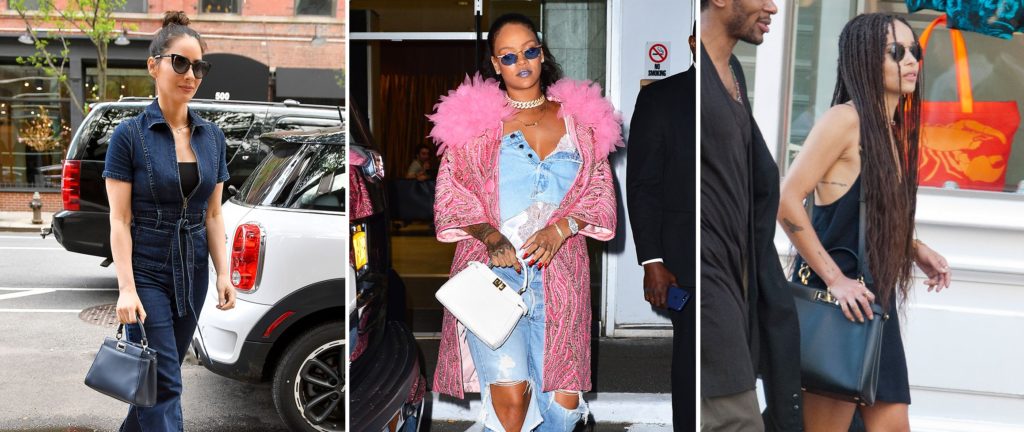 Celebrities With Fendi Peekaboo Bags