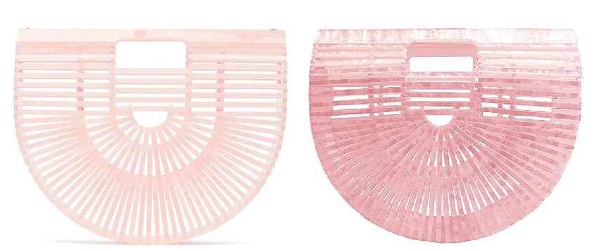 Pink Cult Gaia Acrylic Bag & Pink Cult Gaia Acrylic Bag Dupe