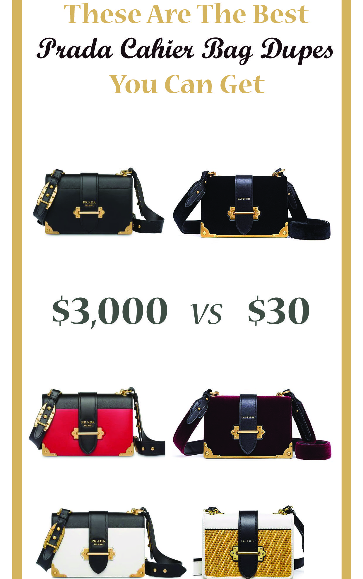 These Are The Best Prada Cahier Bag Dupes