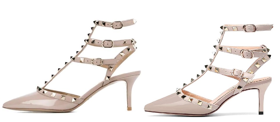 Valentino Rockstud Kitten Heels Dupes