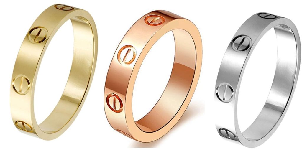 Cartier 4mm Love Rings Dupes