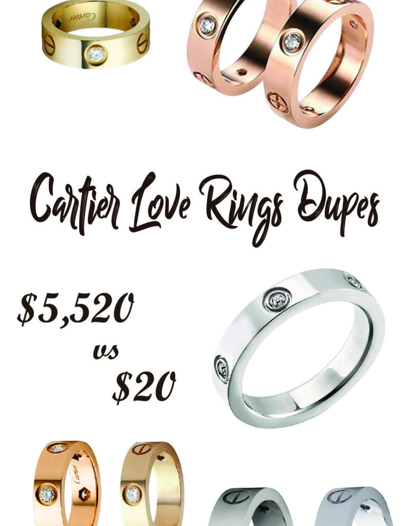 The Best Cartier Love Rings Dupes