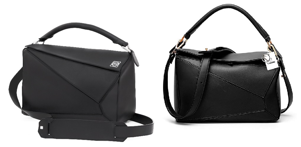 Black Loewe Puzzle Bag Dupes