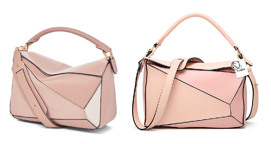 Loewe Puzzle Bag Dupes In Pink