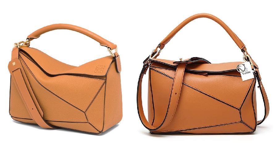 Orange Loewe Puzzle Bag Dupes