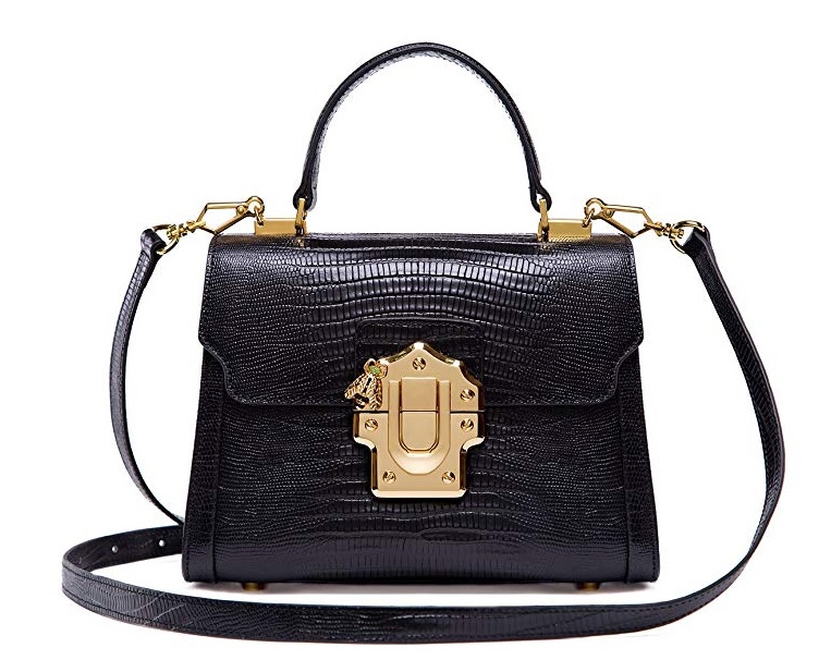 Black Dolce Gabbana Lucia Bag Dupes