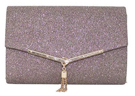 Purple YSL Look-Alike Tassel Bag