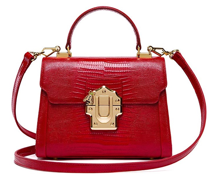 Red Dolce Gabbana Lucia Bag Dupes