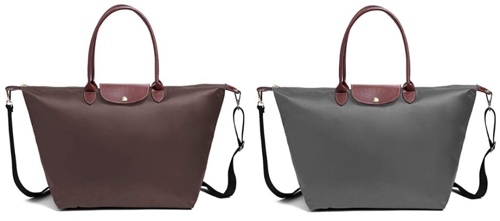 Longchamp Dark Le Pliage Tote Dupes