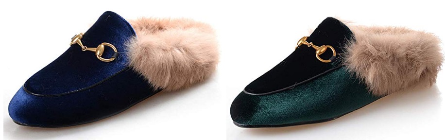 Gucci Princetown Shearling Suede Loafers Dupes