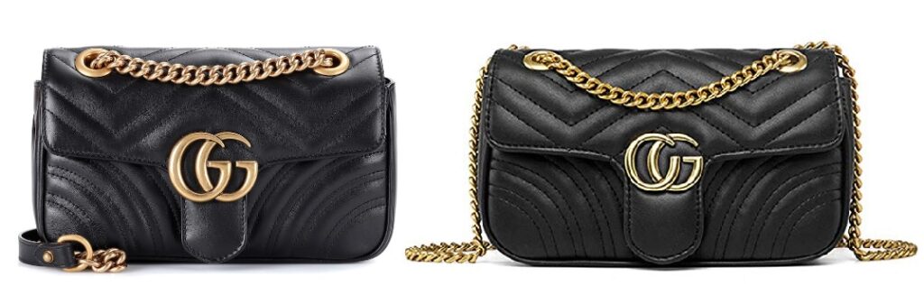 Black Gucci Marmont Bag Dupes