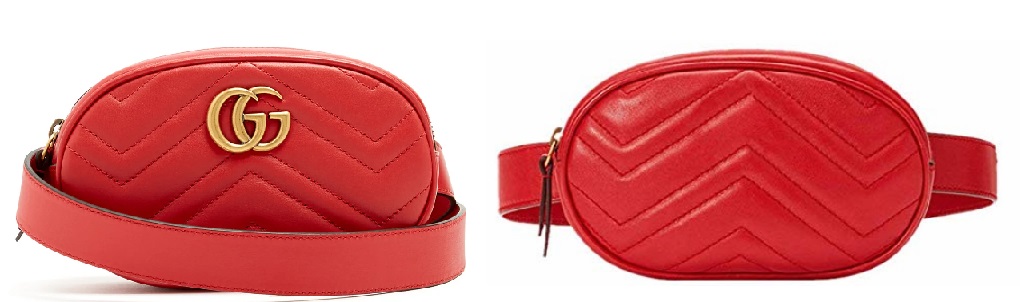 Red Gucci Marmont Belt Bag Dupes