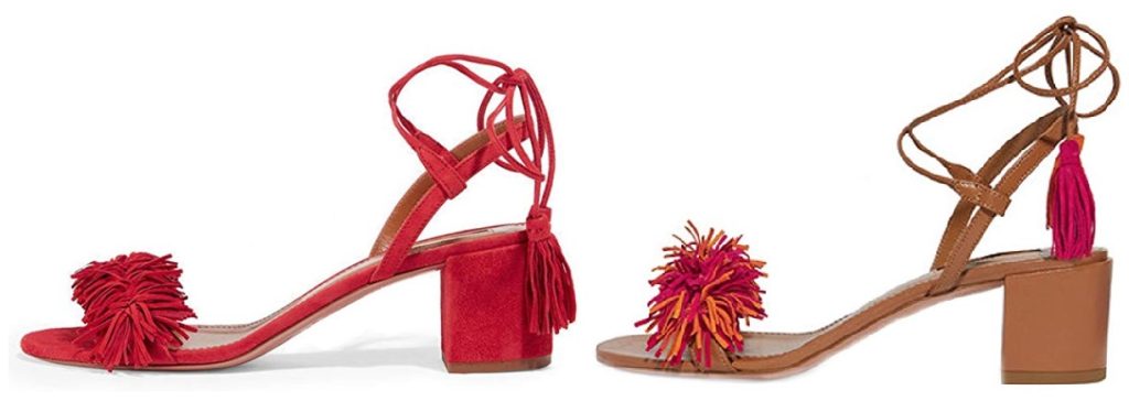 Aquazzura Block Heel Sandals Dupes