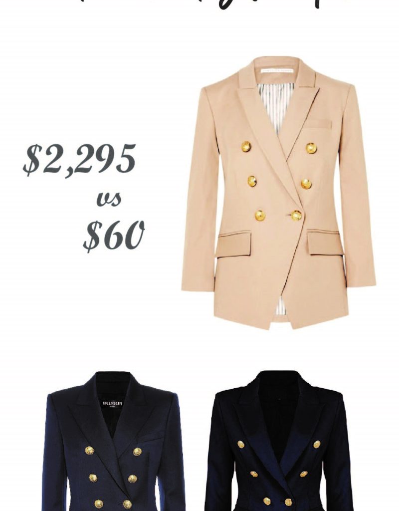 Balmain Jacket Alternatives on Amazon and retailers