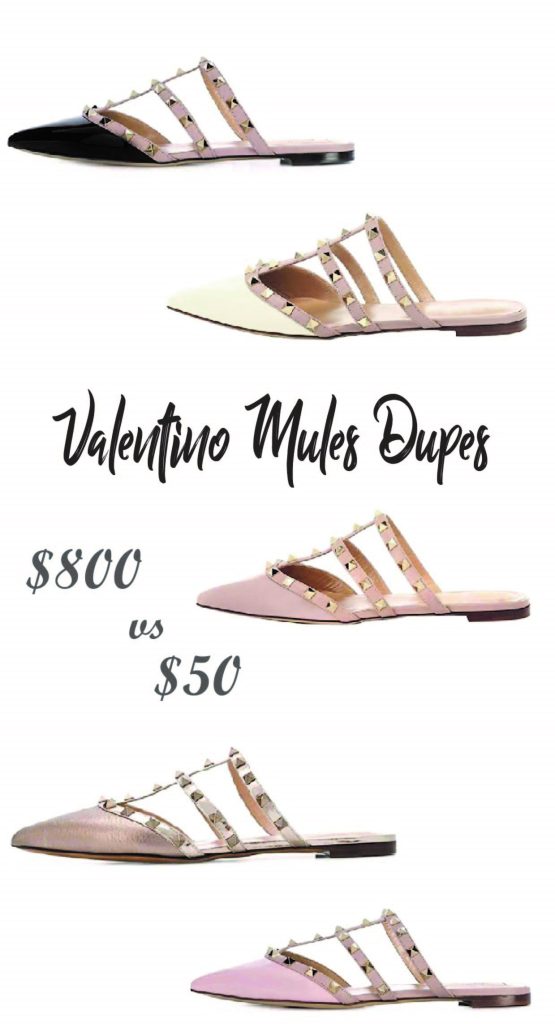 Valentino Mules Look-Alikes on Amazon