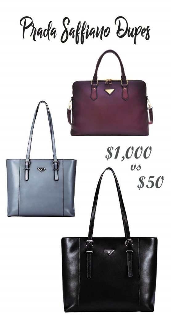 Prada Saffiano Tote Dupes on Amazon