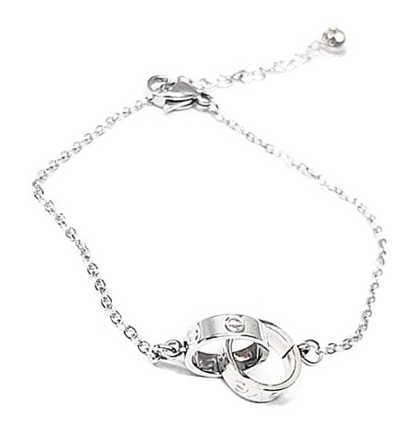 Silver Cartier Love Chain Look-Alike