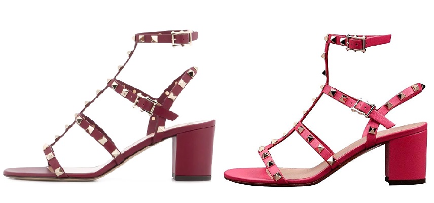 Red Valentino Rockstud Block Heel Dupe