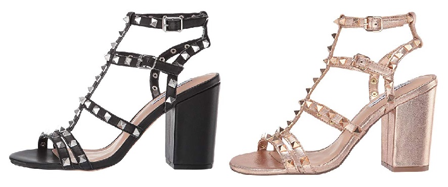 Steve Madden Stardom Gladiator Block Heel Sandals Valentino Dupes