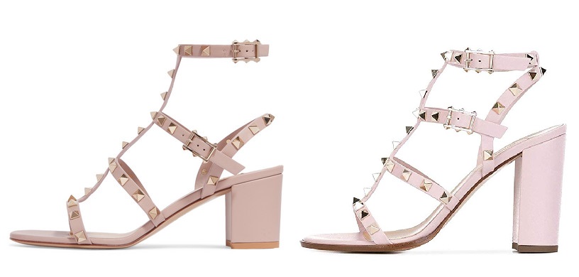 Valentino Rockstud Block Heel Dupes