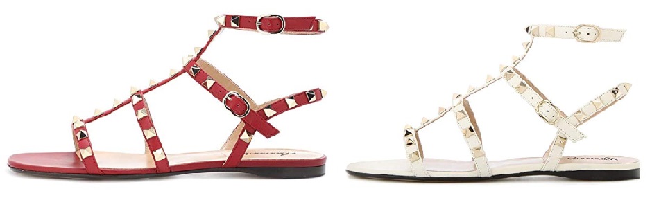 Valentino Flat Sandals Dupes