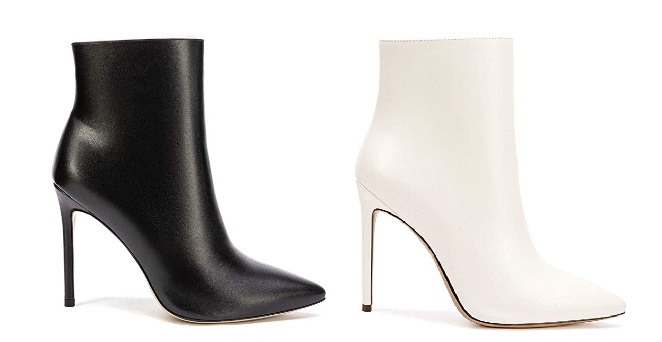 Black & White Leather Louboutin So Kate Booties Dupes