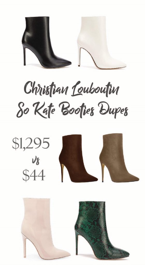 Christian Louboutin So Kate Ankle Boots Alternatives, Dupes and Look-Alikes