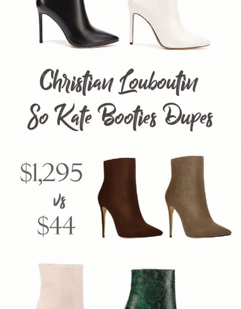 Christian Louboutin So Kate Ankle Boots Alternatives, Dupes and Look-Alikes