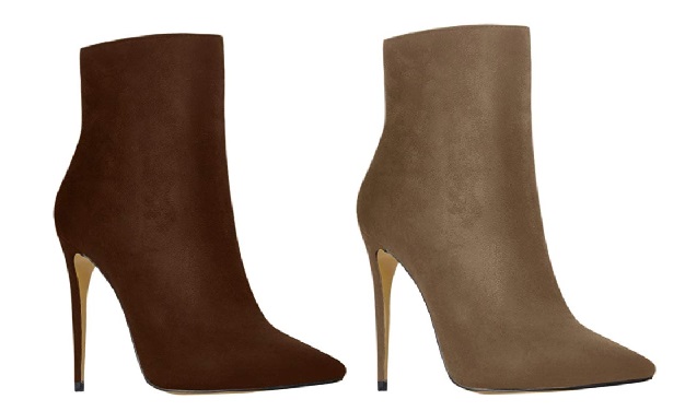 Dark & Light Brown Suede Louboutin Kate Boots Look-Alikes