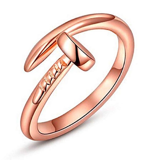 Rose Gold Cartier Juste un Clou Ring Dupes