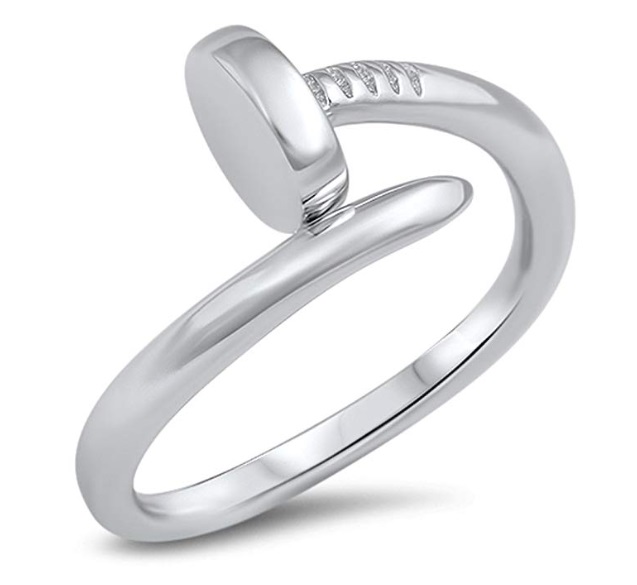 Silver Cartier Juste un Clou Ring Dupes