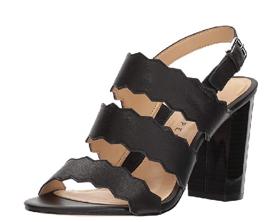 Black Chloe Lauren Scalloped Sandals Look-Alikes