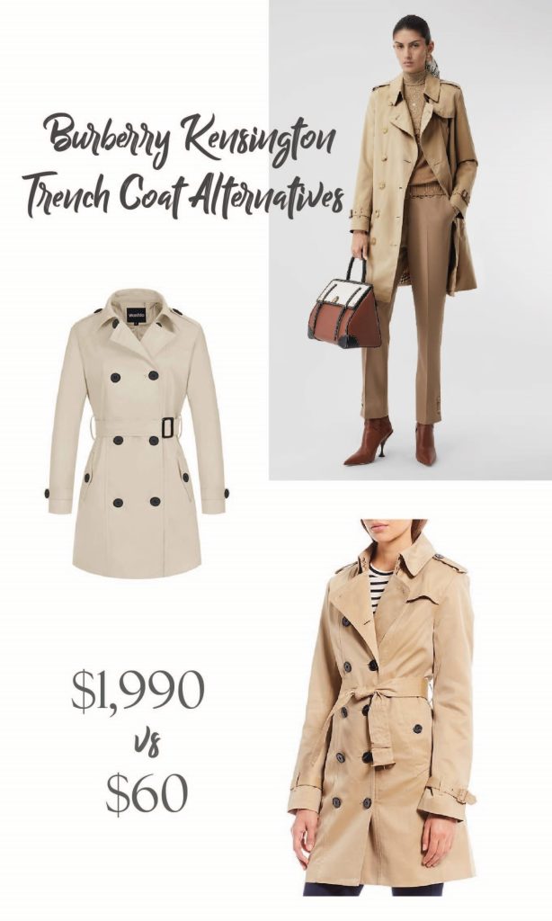 Burberry Kensington Heritage Trench Coat Look-Alikes