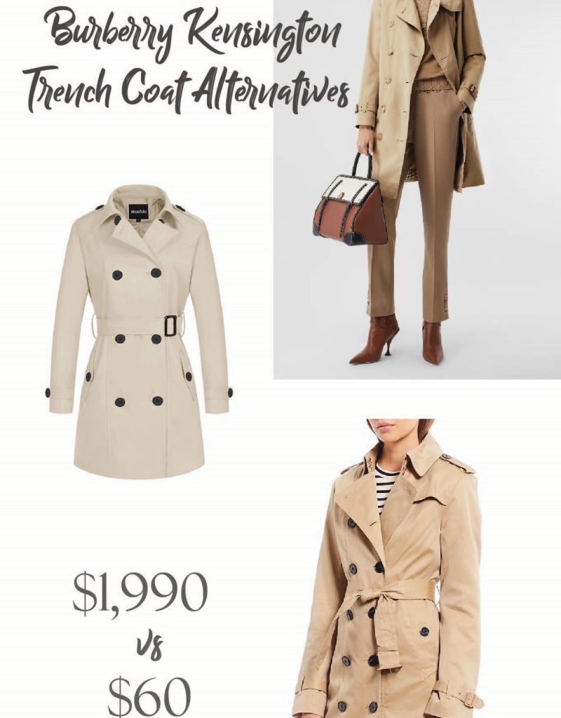 Burberry Kensington Heritage Trench Coat Look-Alikes