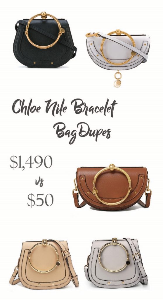 Chloe Nile Small and Mini Bracelet Bags Dupes and Look-Alikes