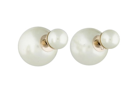 Christian Dior Mise En Dior Tribal Pearl Earrings