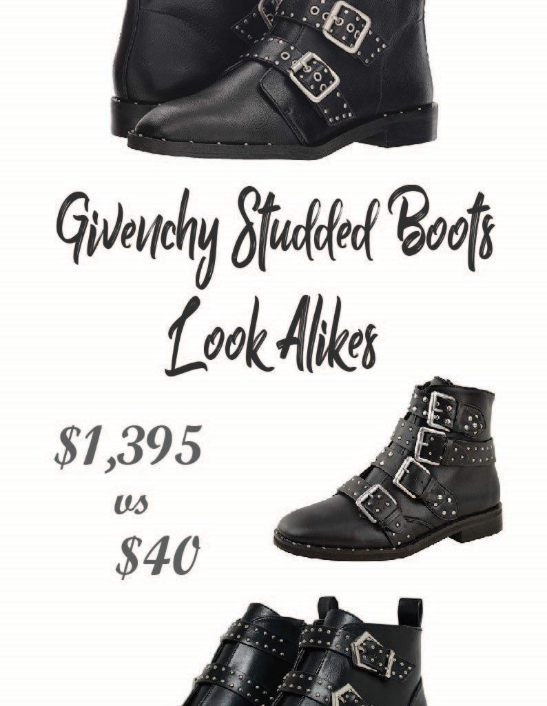 Givenchy buckled boots dupes, look-alikes and alternatives