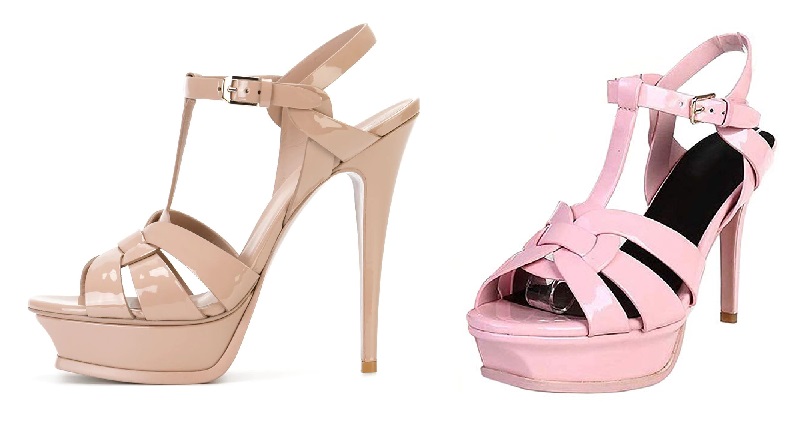 Pink YSL Tribute Sandals Dupes