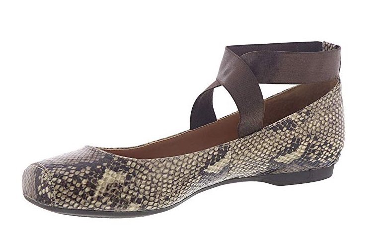 Snake Print Chloe Criss Cross Ballet Flats Look-Alikes