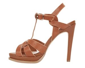 SL TRIBUTE FLATFORM SANDALS PASTEL PINK CALFSKIN