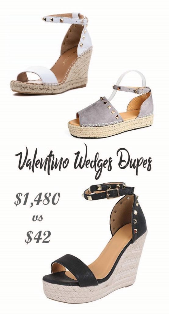 Valentino Wedges Look-Alikes for less