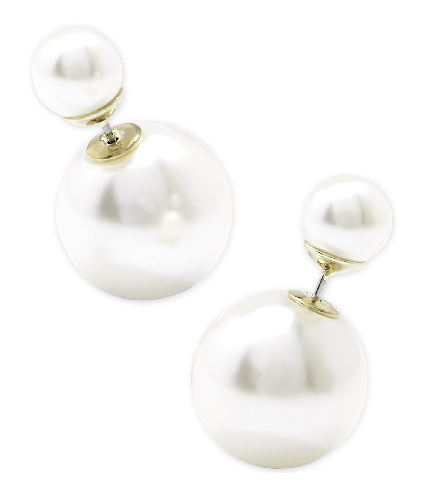 White Pearl Dior Tribales Earrings Dupes